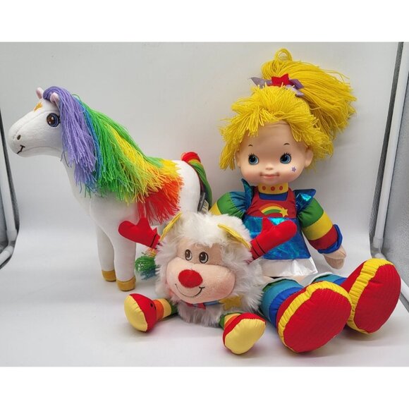 Hallmark Other - Hallmark Rainbow Brite 18" Doll, Starlite Horse, Twink Sprite Plush Toys 2016